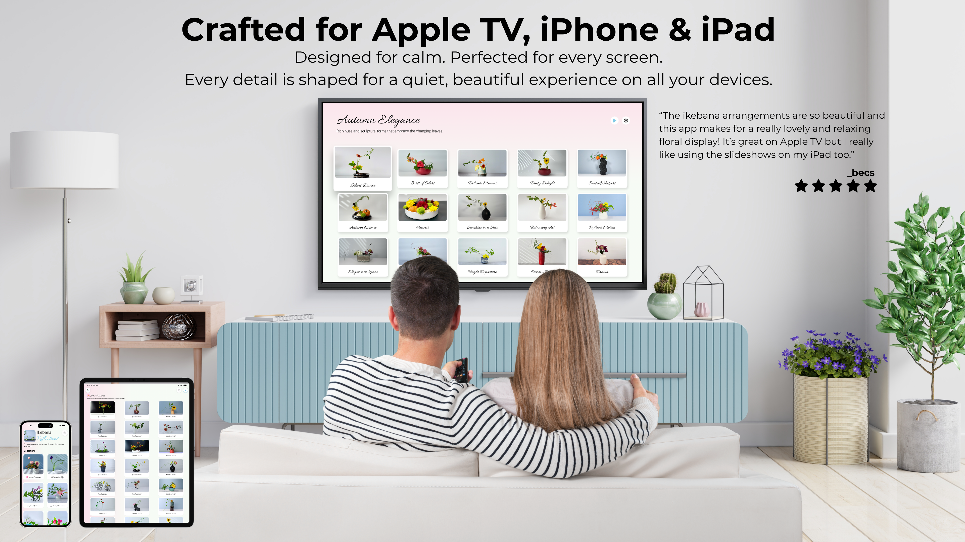 Ikebana Reflections: Calm Redefined gallery image