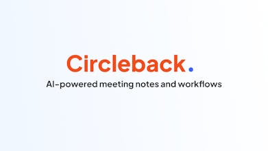 Logotipo de Circleback sobre un fondo blanco.