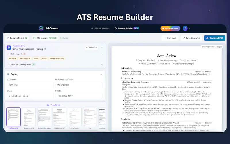 JobGlance screenshot 4