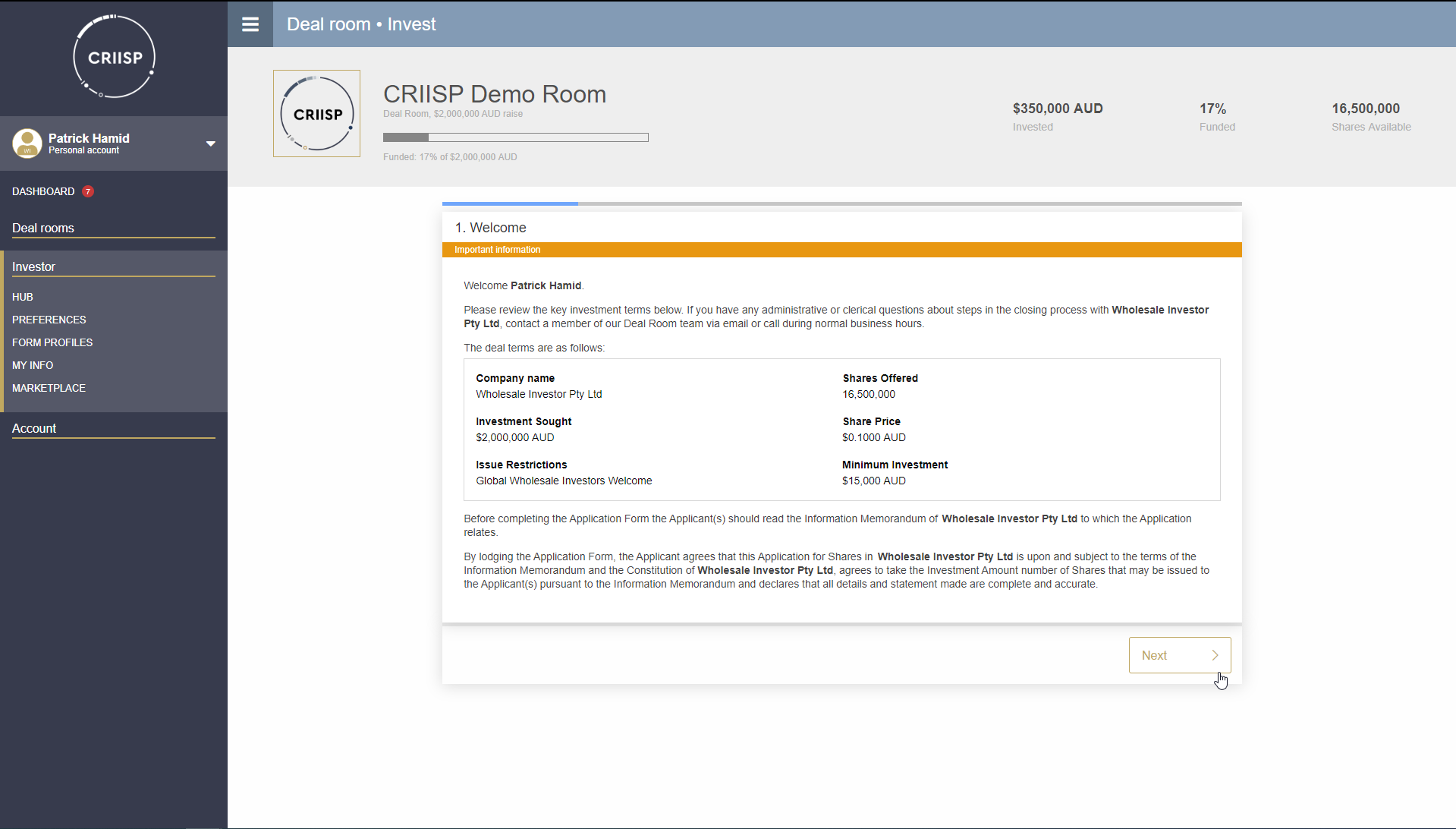 CRIISP gallery image