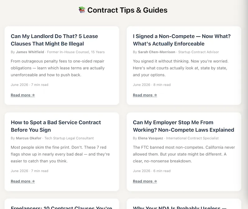 ContractReviewers screenshot 4