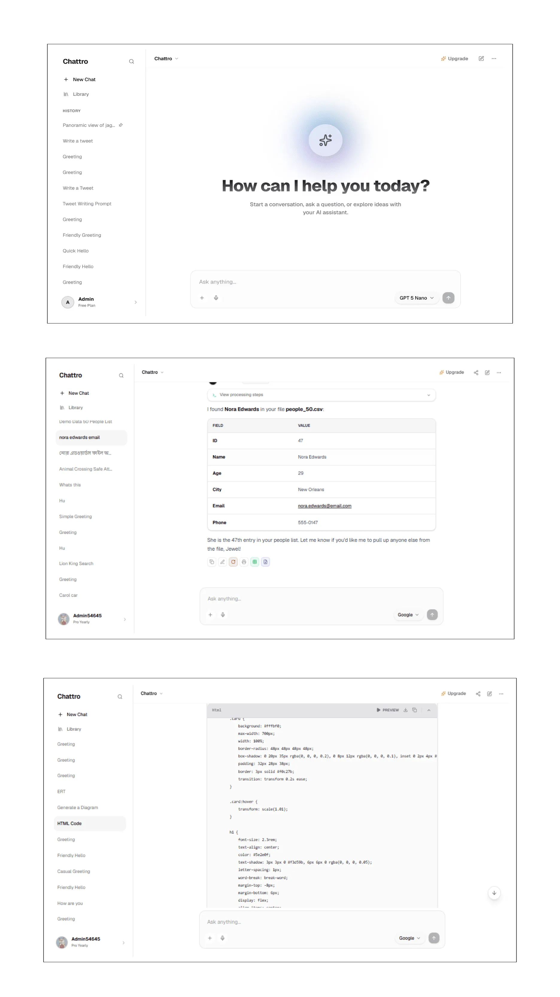 Chattro - Laravel AI Assistant SaaS gallery image
