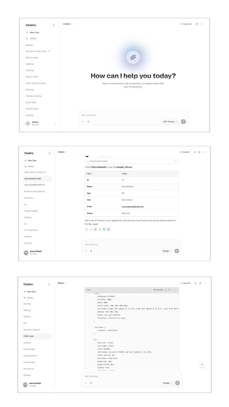 Chattro - Laravel AI Assistant SaaS screenshot 5