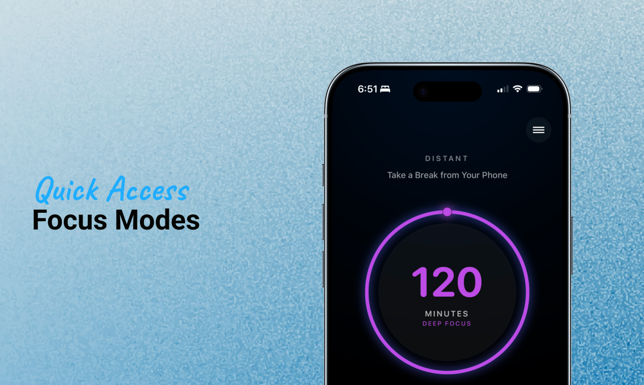 Distant: Focus Timer - Screenshot 2 showing product features and functionality