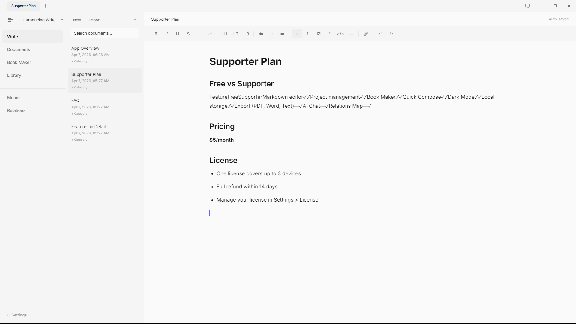 WriteAway gallery image