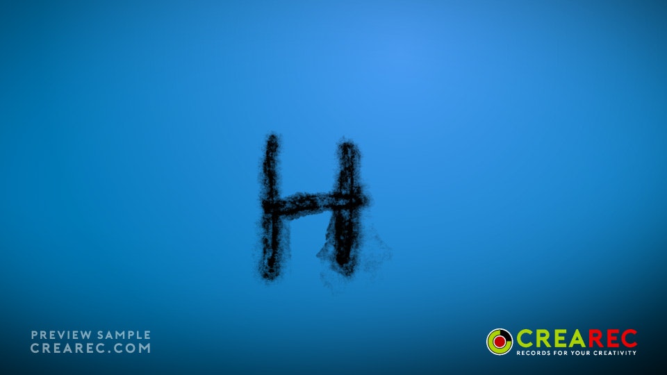 Ink Alphabet Animated stock footage text gallery image