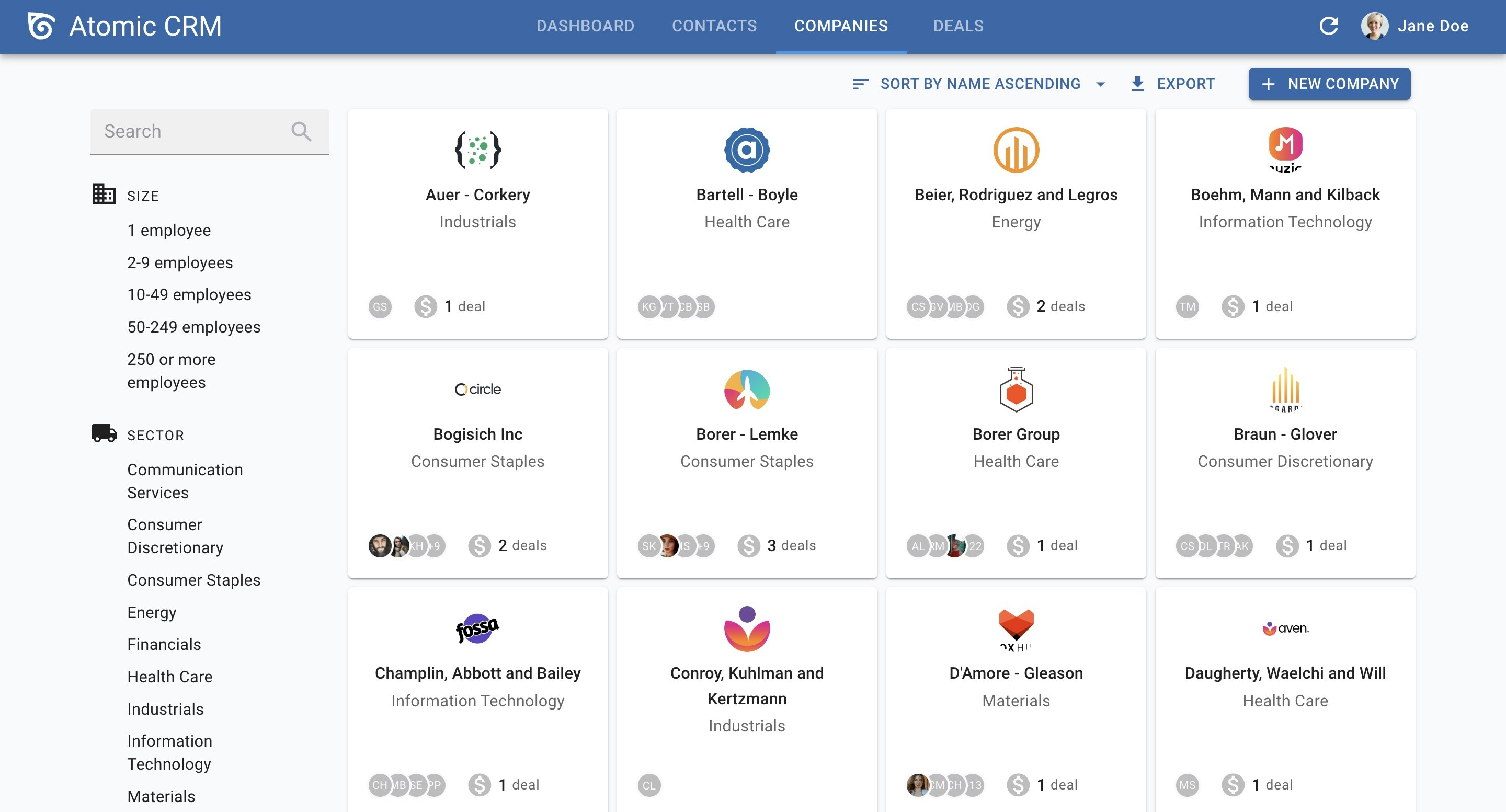 startuptile Atomic CRM-The open-source CRM toolkit for personalized solutions