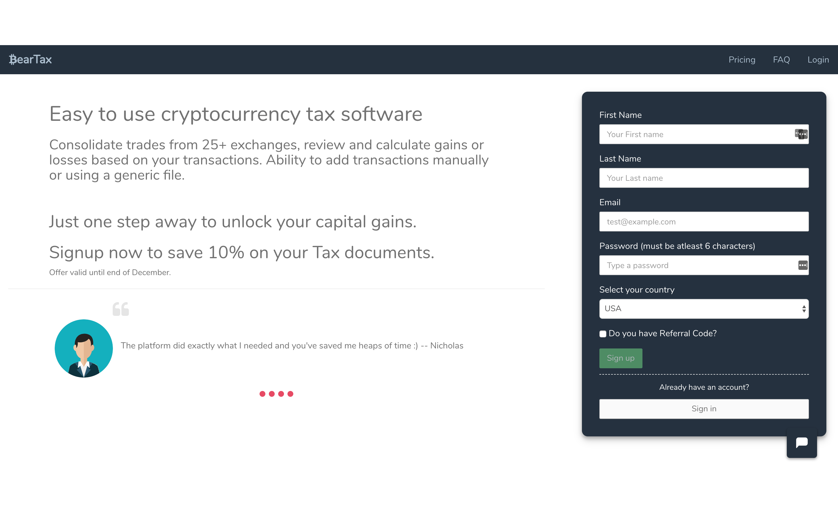 BearTax - Cryptocurrency Tax Software media 2