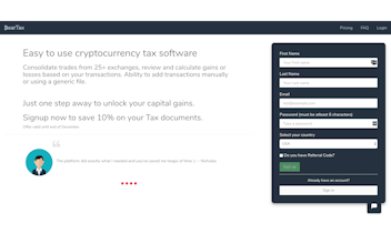 BearTax - Cryptocurrency Tax Software gallery image