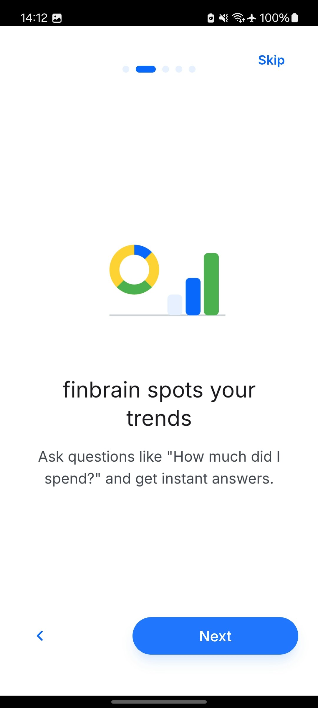 finbrain - Screenshot 3 showing product features and functionality