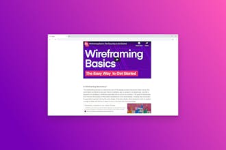 Beginner's Guide to UI/UX Design gallery image