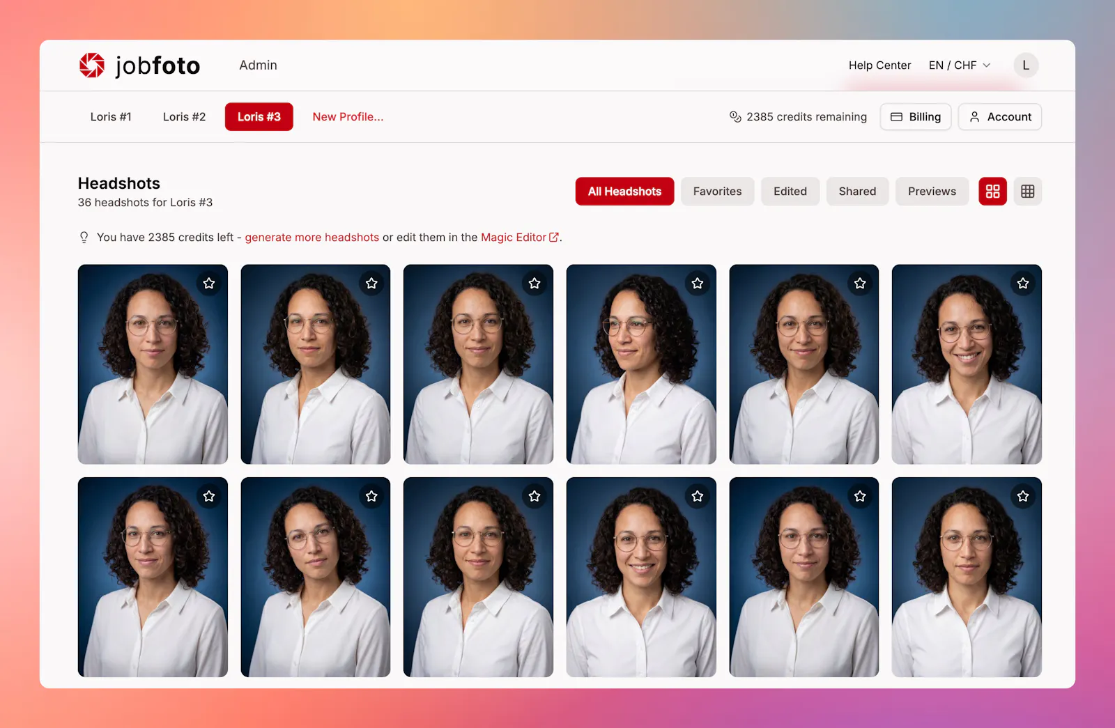 Jobfoto screenshot 5