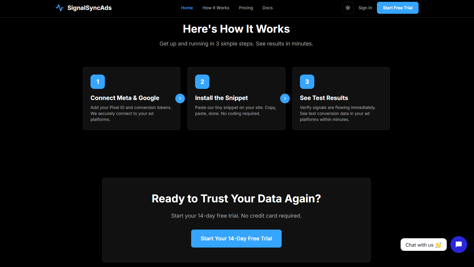 SignalSyncAds - Screenshot 3 showing product features and functionality