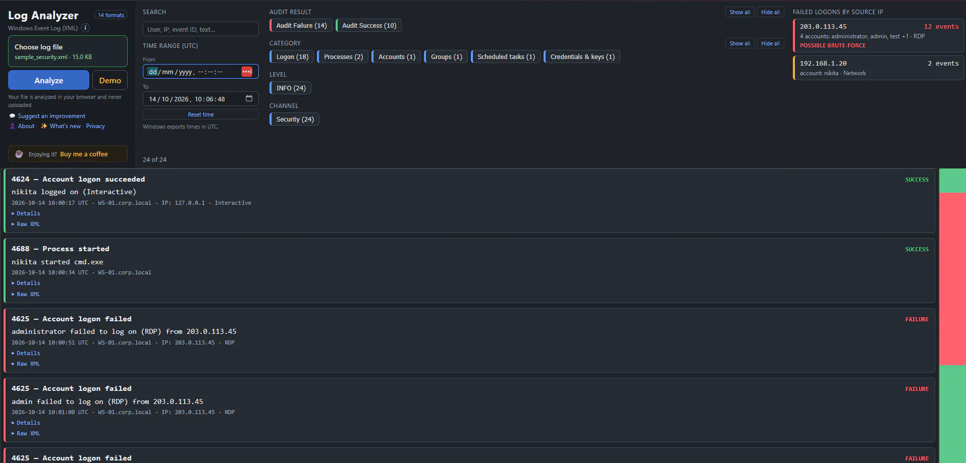 CyberKit Log Analyzer gallery image