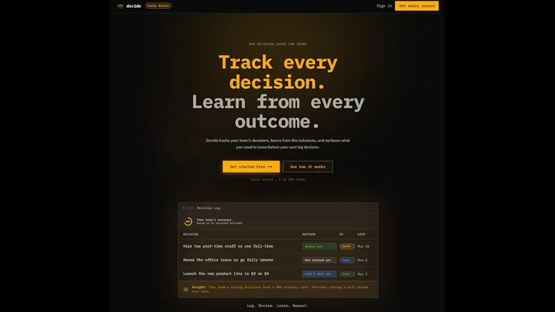 decide screenshot 1 (video preview)