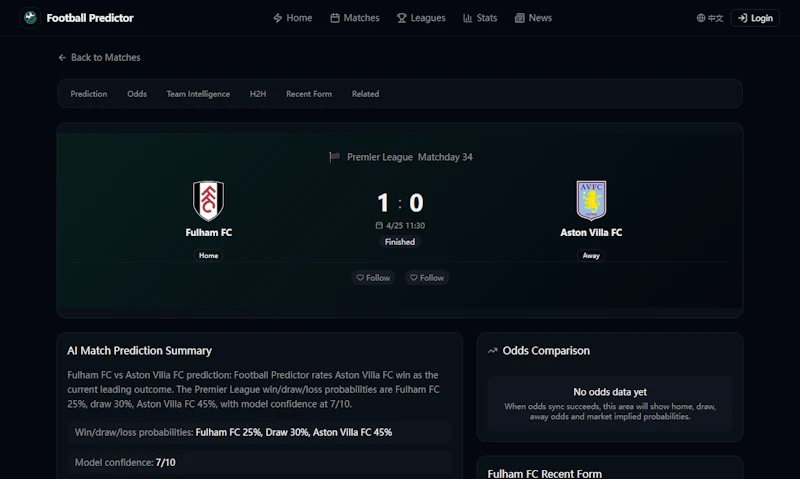 Football Predictor screenshot 2
