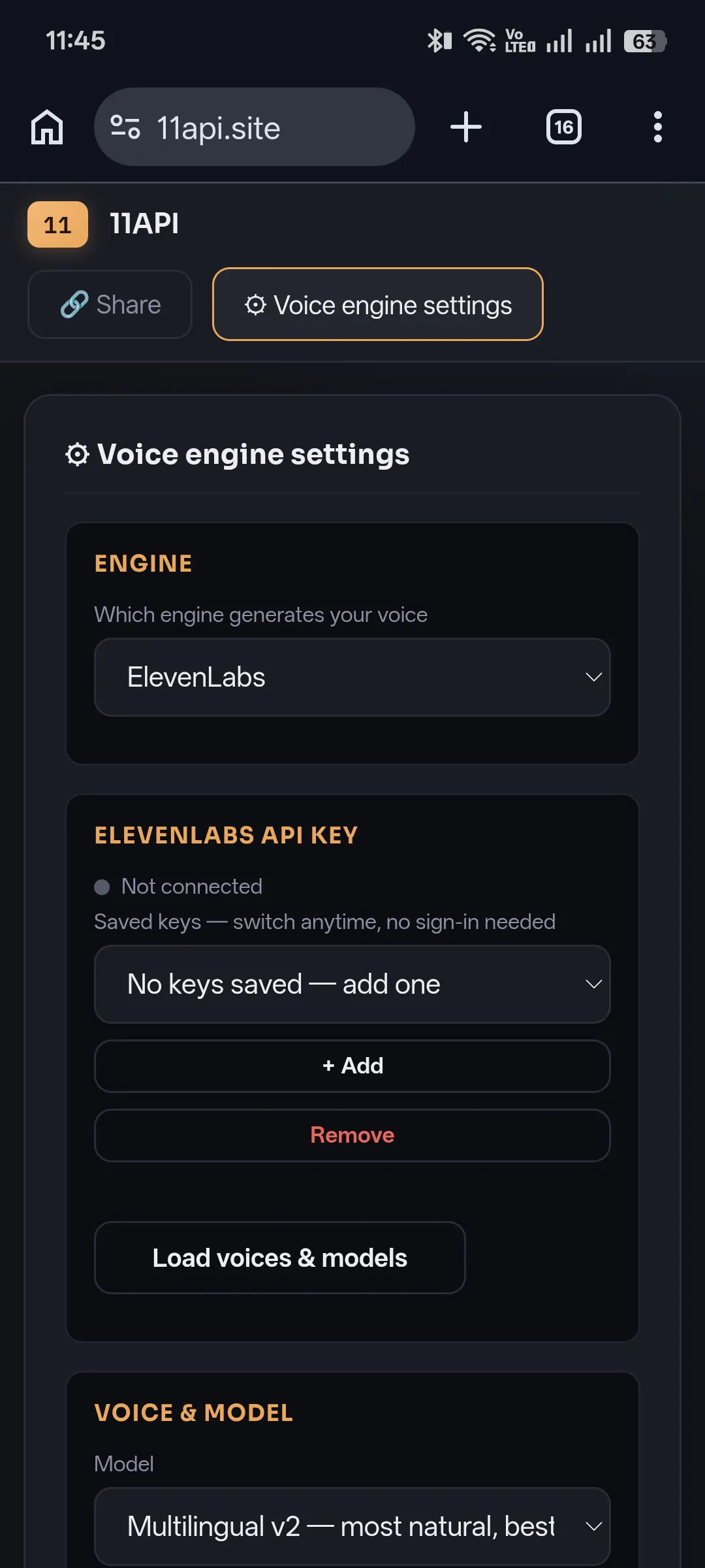 11API — Voiceover Timeline gallery image