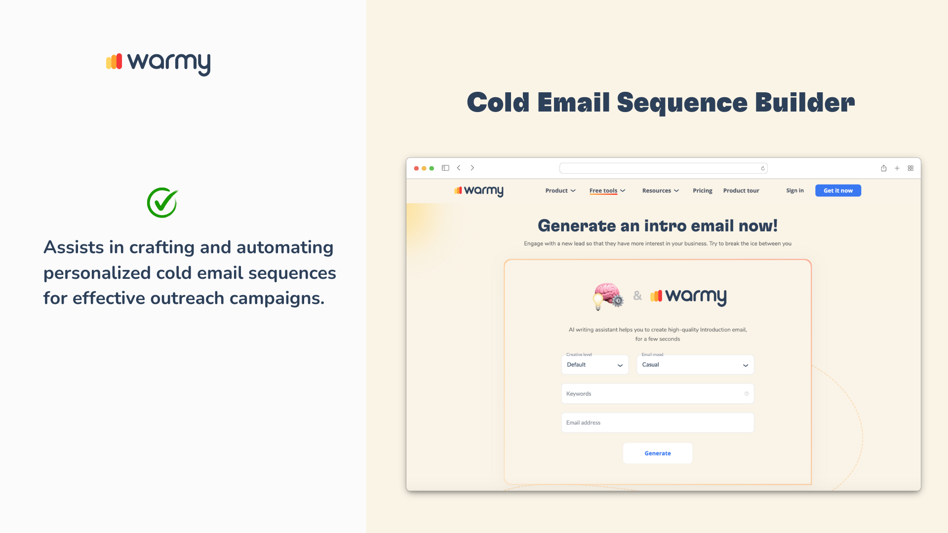 warmy-io-2 - Boost your email deliverability with an AI-driven algorithm