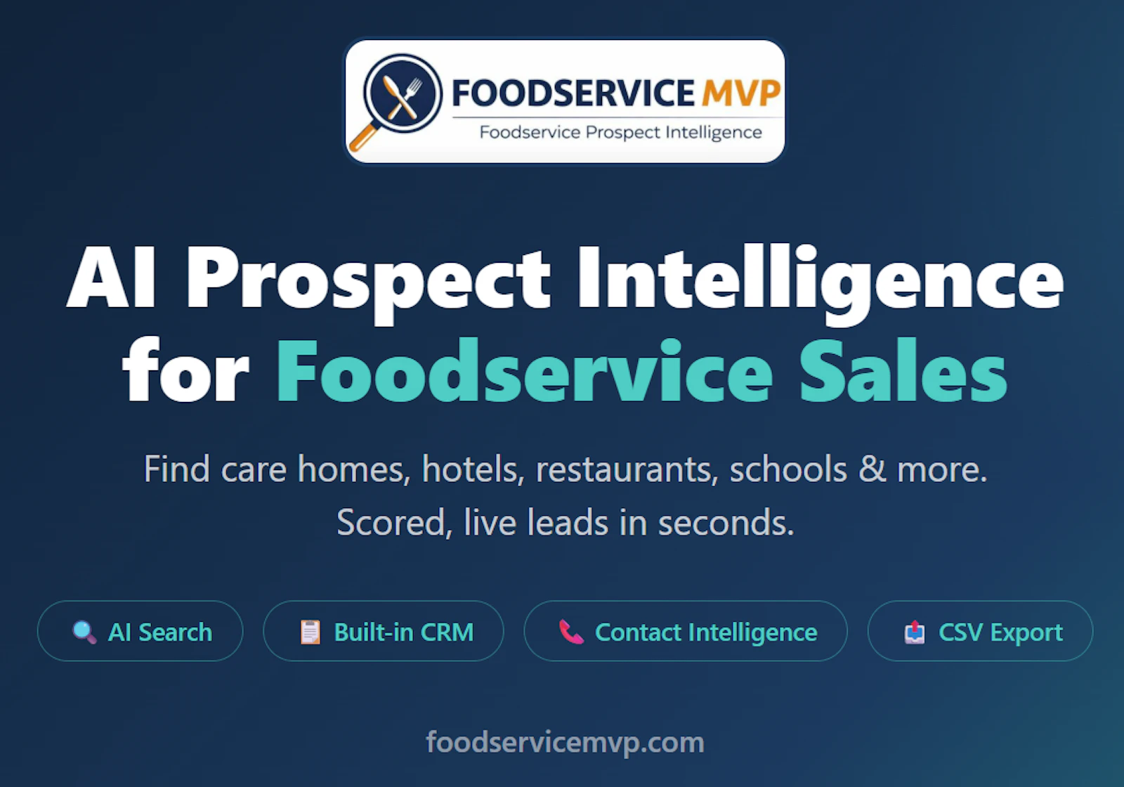 Foodservice MVP screenshot 1