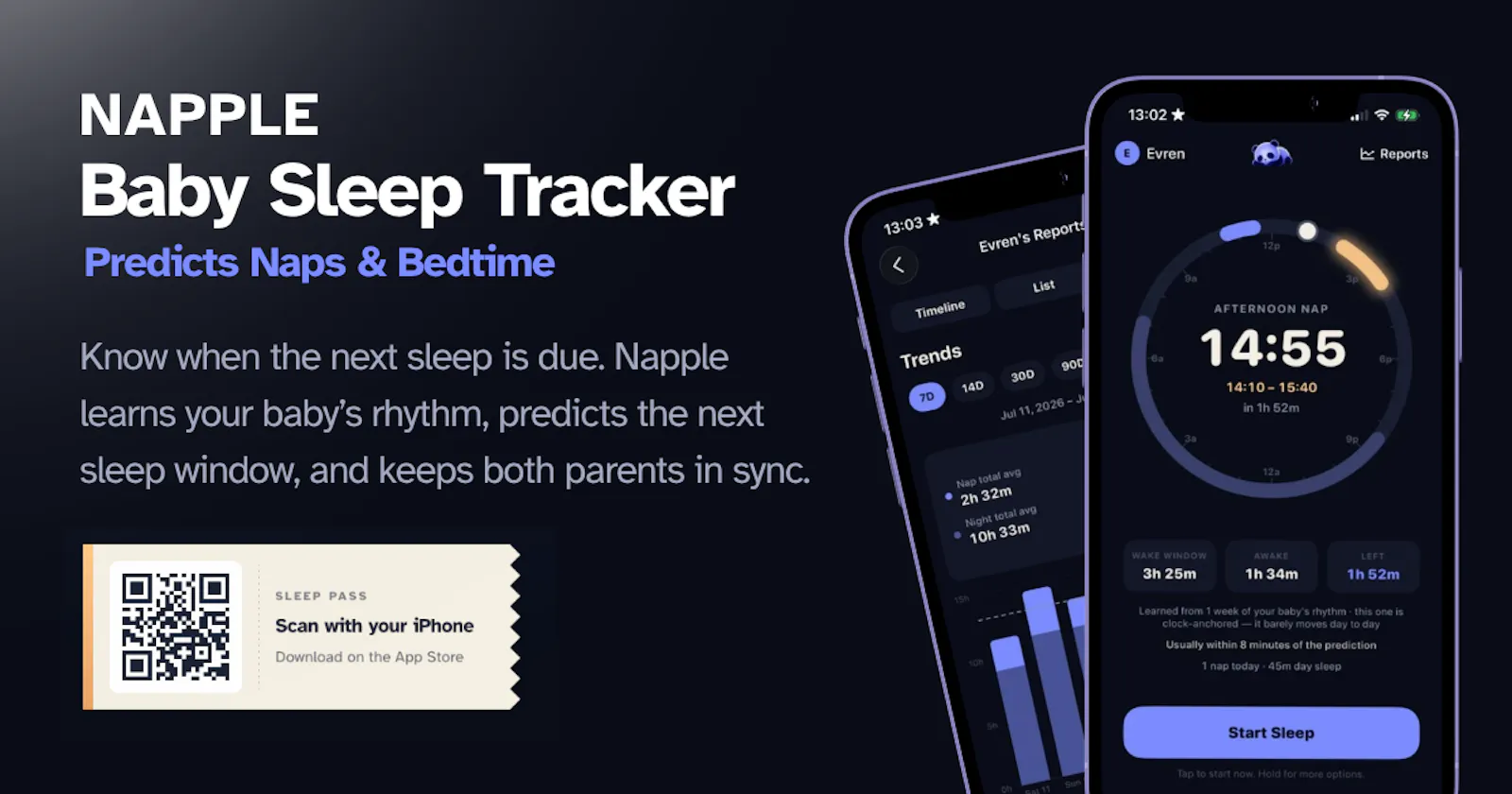 Napple - Baby Sleep Tracker  screenshot 1