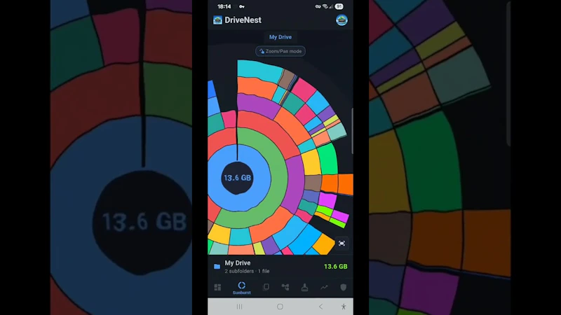 DriveNest – Google Drive Analyzer screenshot 1 (video preview)