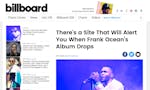Frank Ocean Album Drop Service image