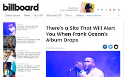 Frank Ocean Album Drop Service media 1
