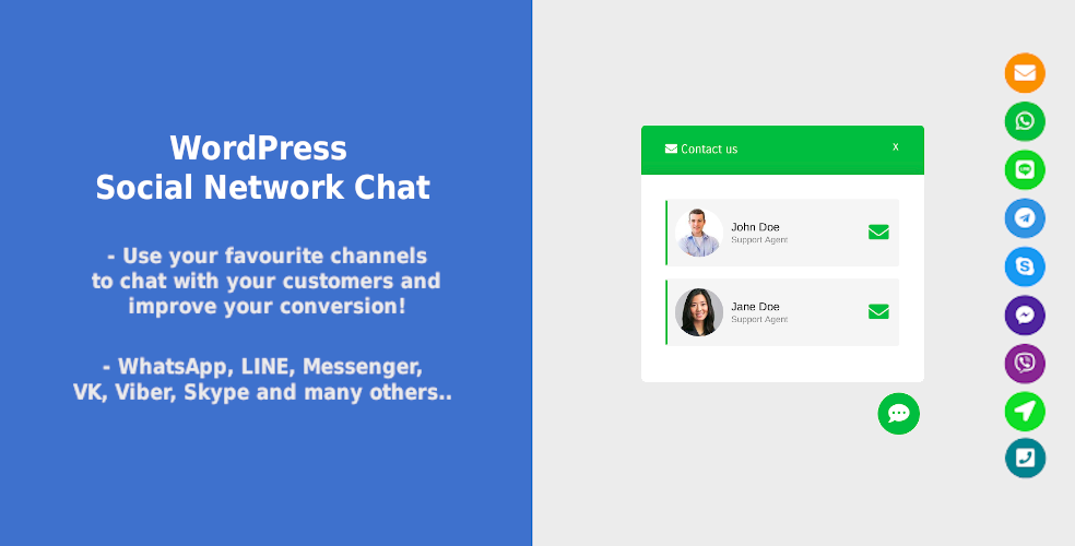 WordPress Social Network Chat gallery image
