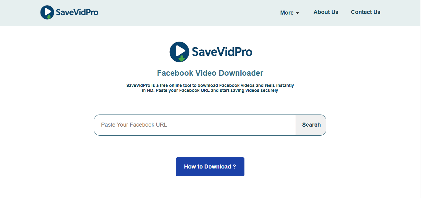 Savevidpro - Savevidpro एक फेसबुक वीडियो डाउनलोडर है मीडिया 1