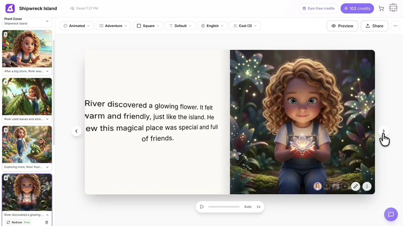 ToonyStory screenshot 1 (video preview)