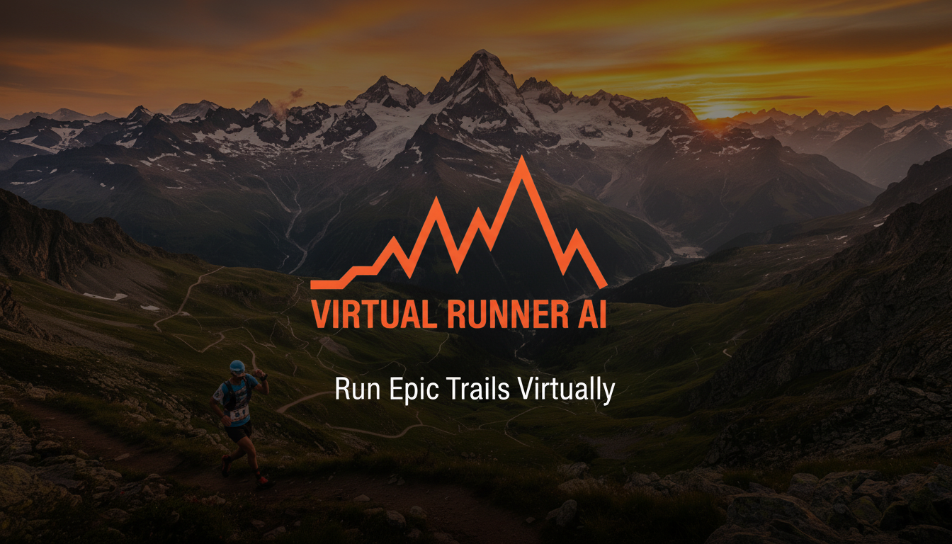 Virtual runner AI  - Main product screenshot demonstrating key features and user interface