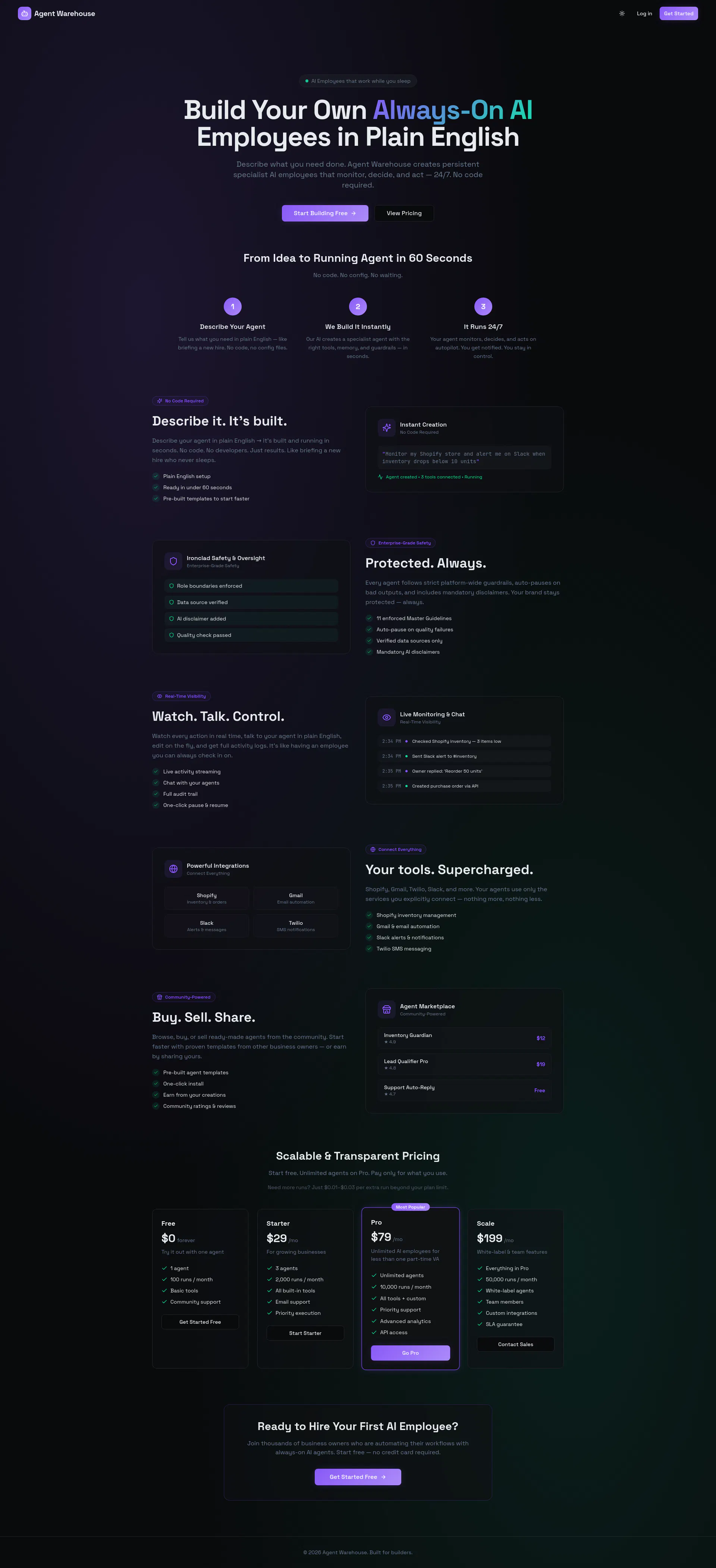 AgentWarehouse 專案橫幅