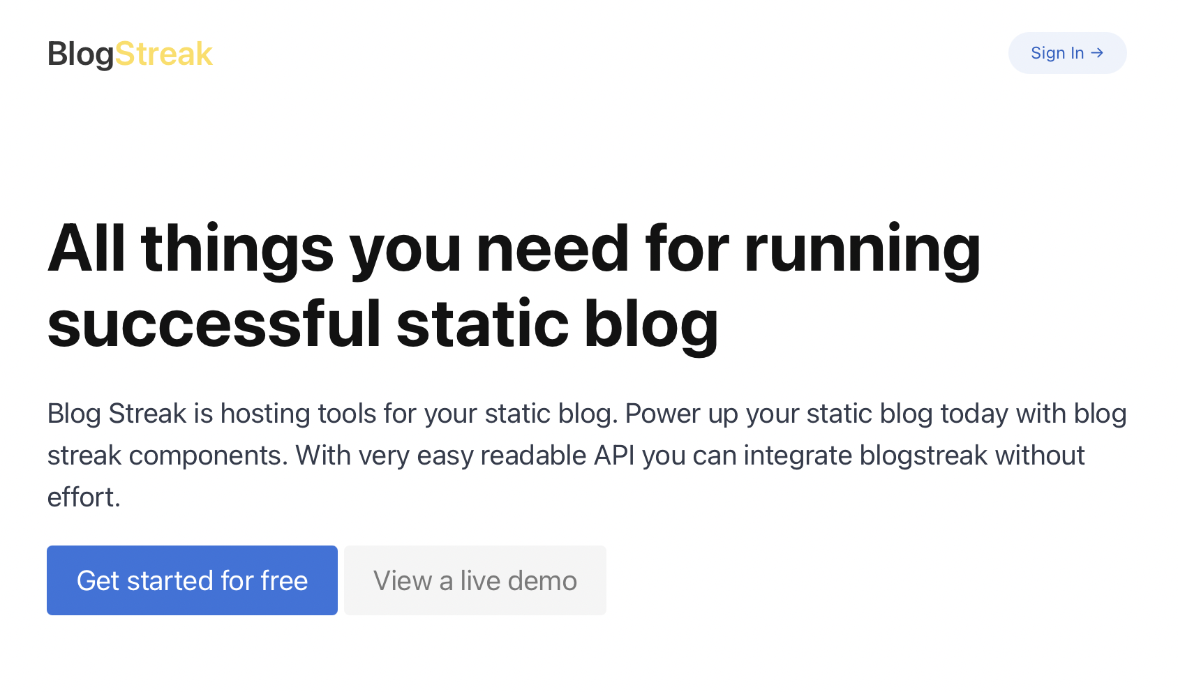 Blogstreak gallery image