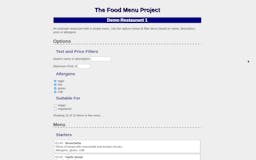 The Food Menu Project media 1