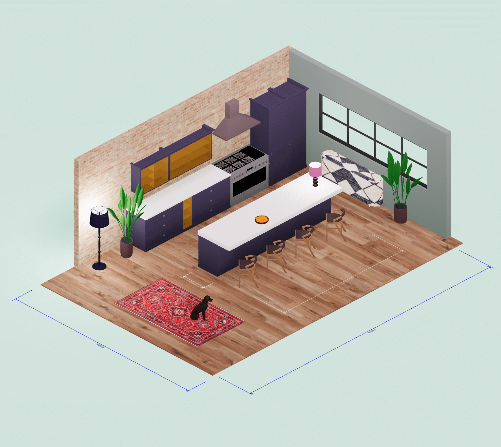 Arcadyum - Güzel 3D ev ve kat planları medya 8