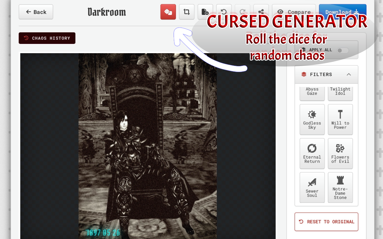 RawVamp: The Dark Aesthetic Photo Editor gallery image