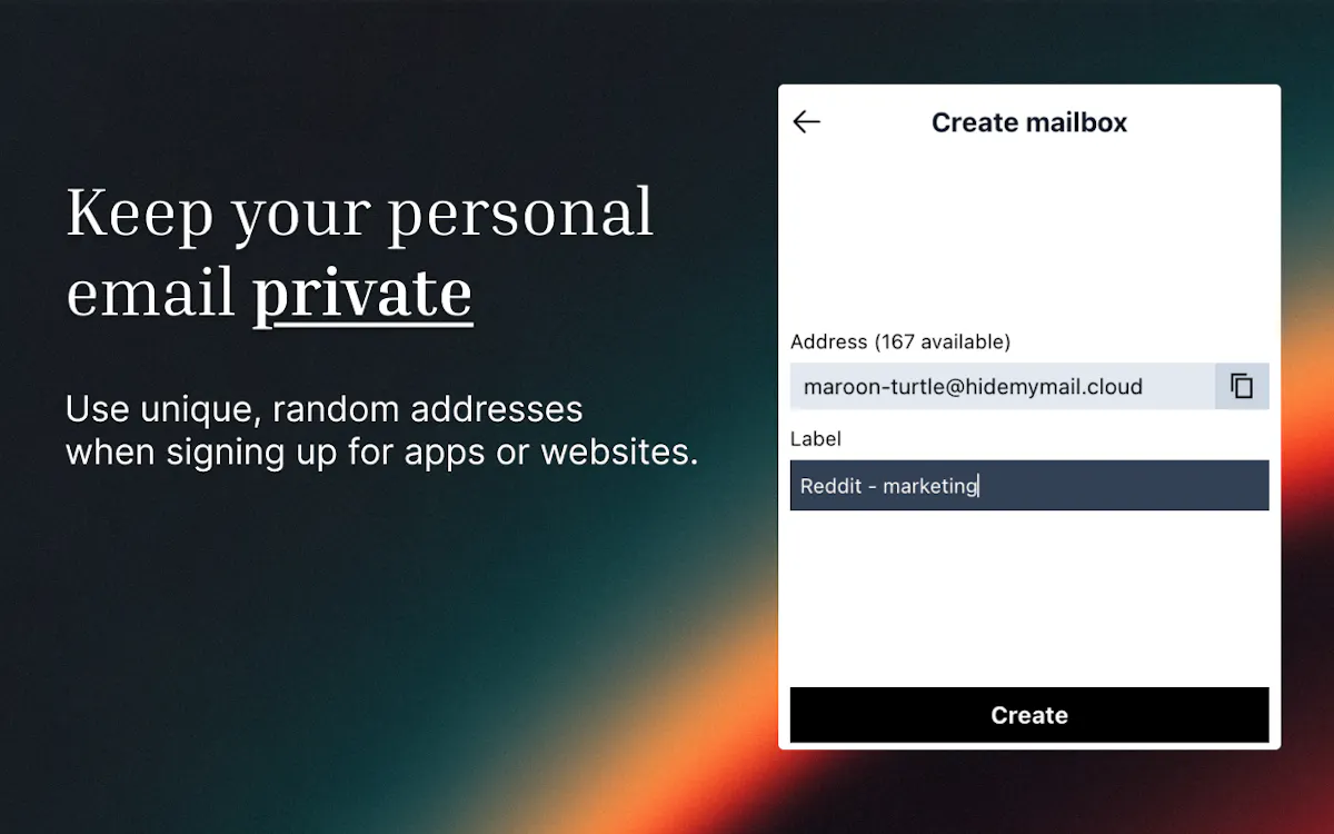 Hide My Email - Open Source Extension