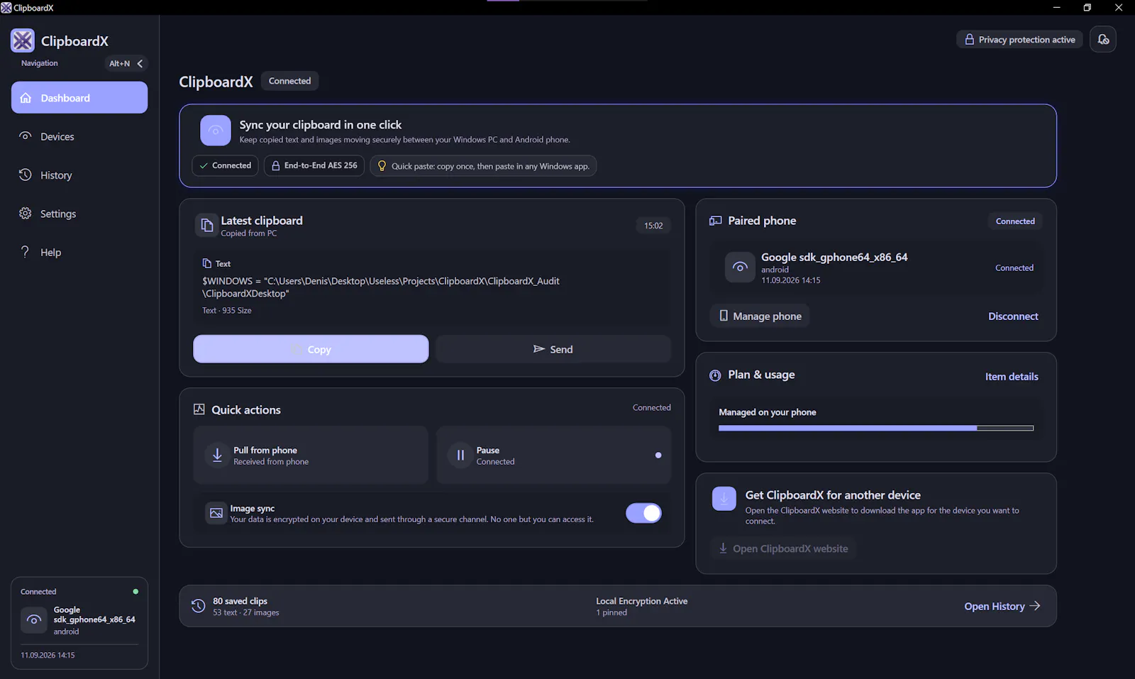 ClipboardX screenshot 4