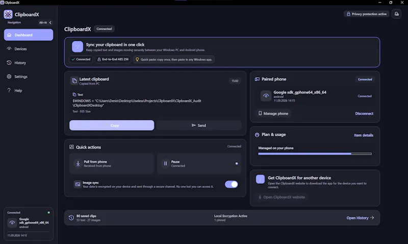 ClipboardX screenshot 4