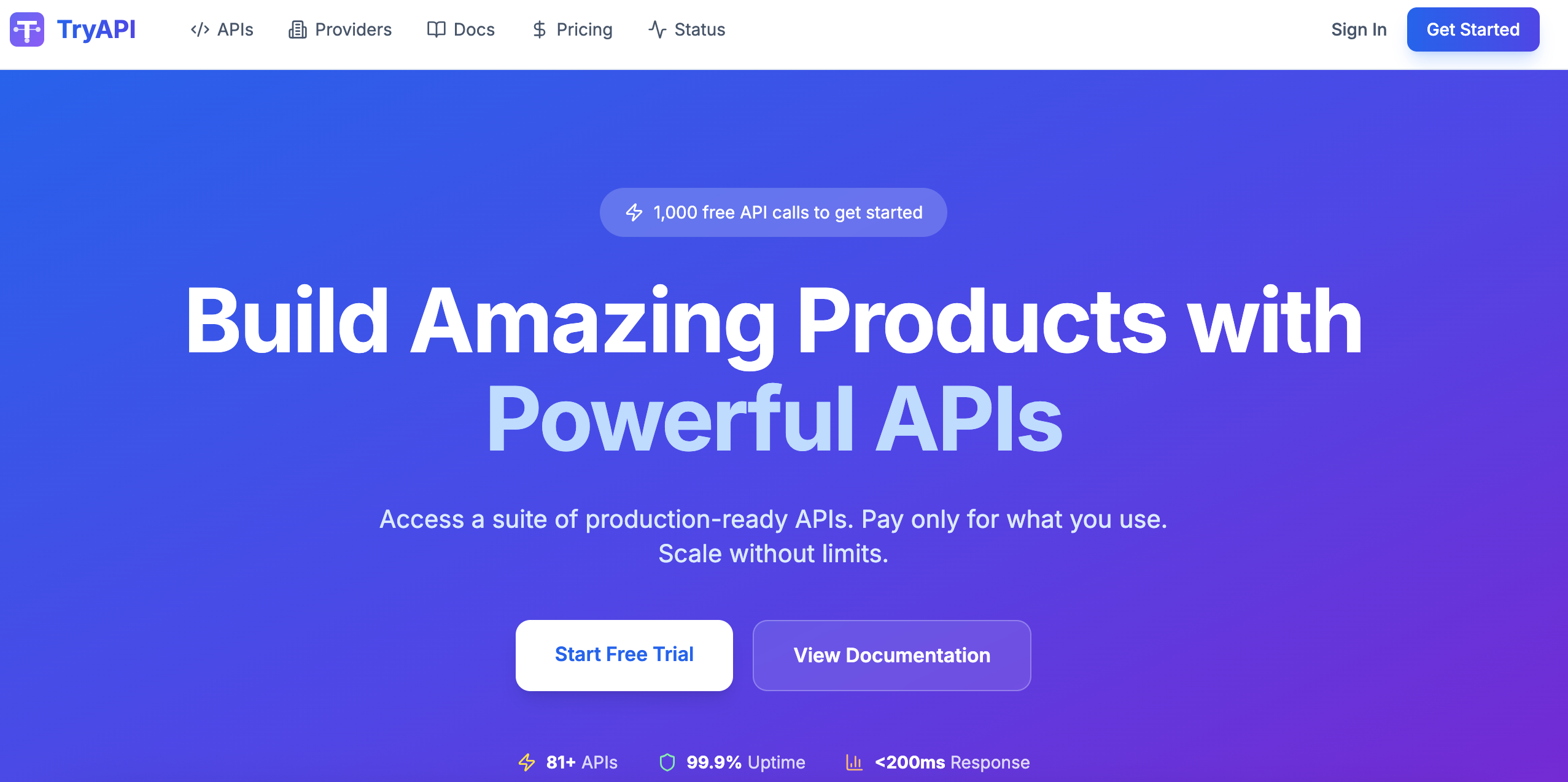 TryAPI gallery image