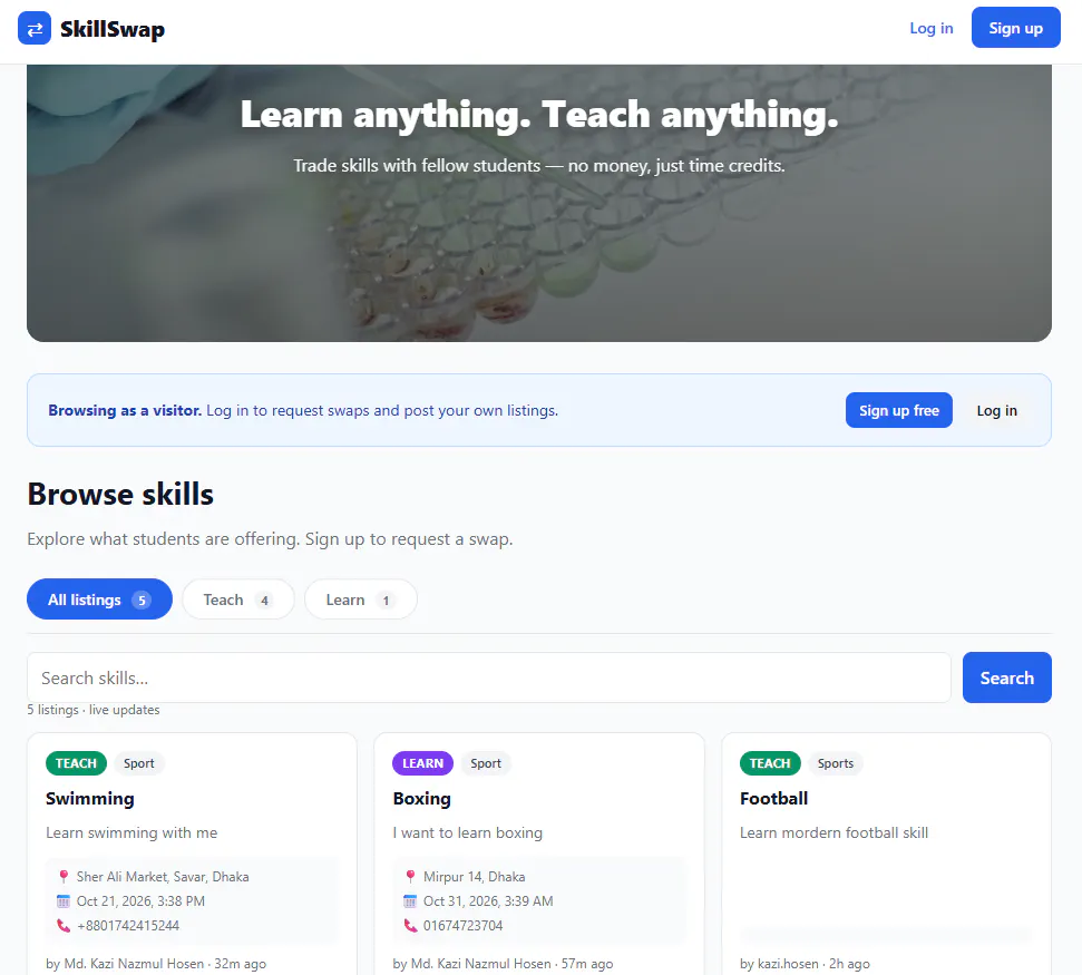 SkillSwap gallery image