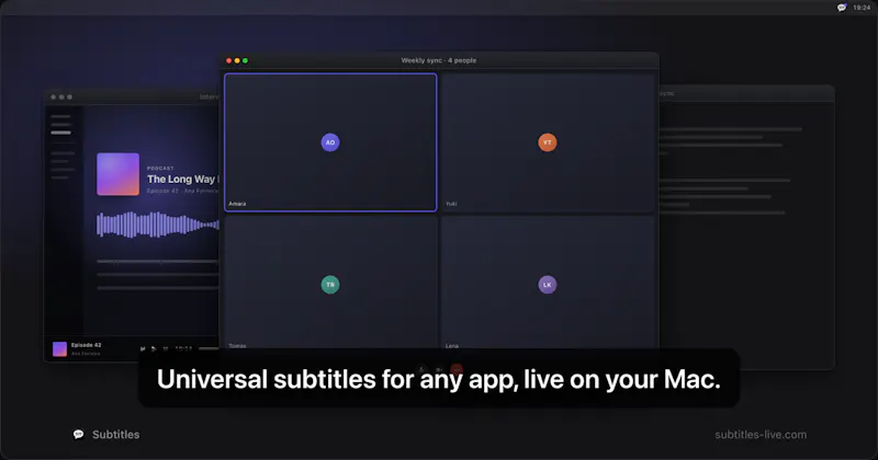 Subtitles screenshot 2