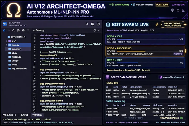 AI V12 "ARCHITECT OMEGA" is BIG UPDATED! screenshot 2