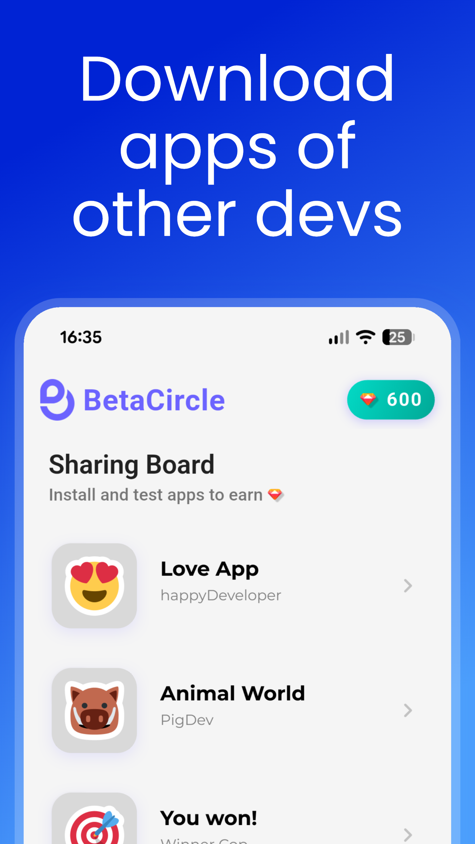 BetaCircle - Screenshot 2 showing product features and functionality