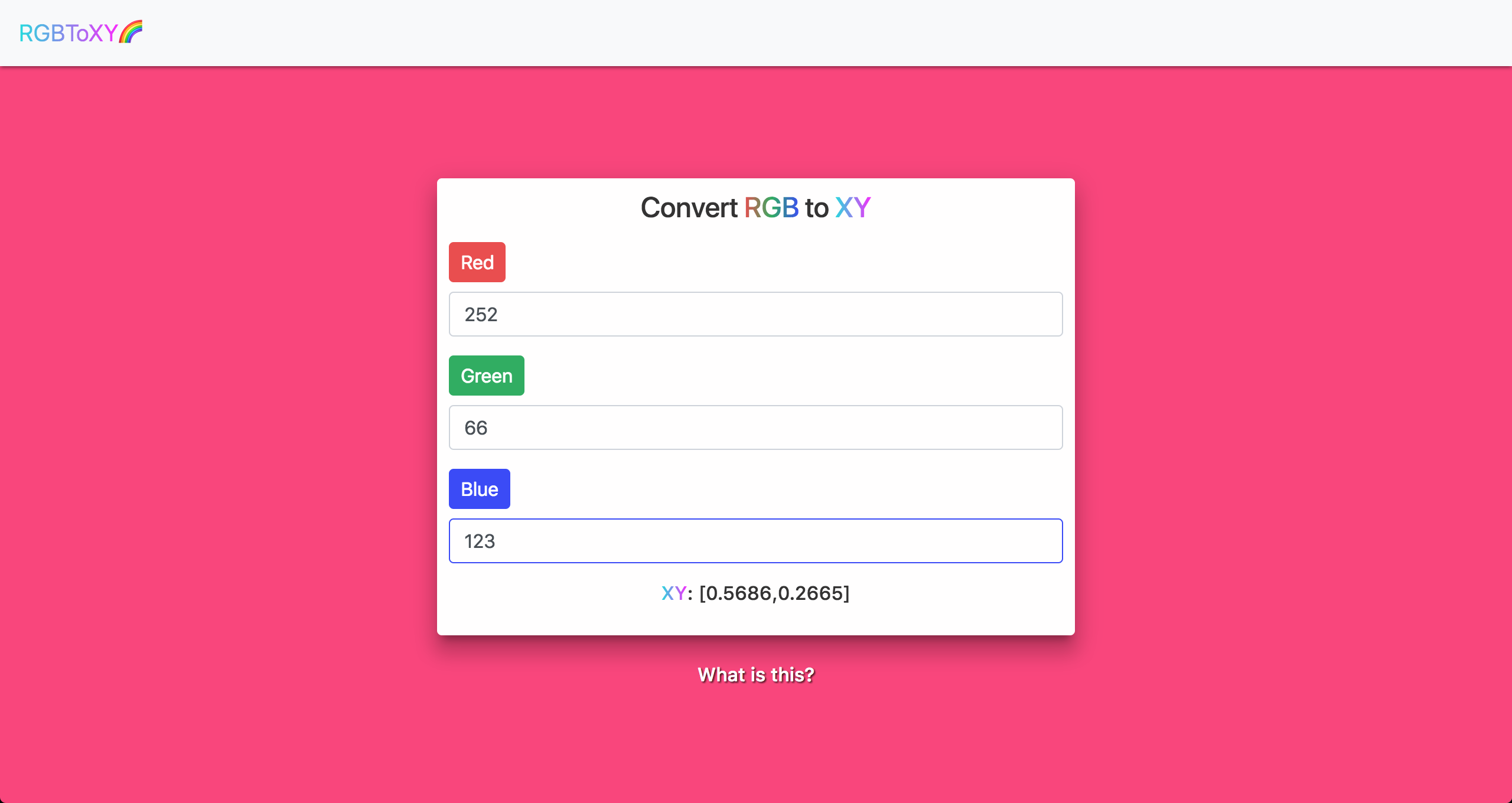 RGBToXY gallery image