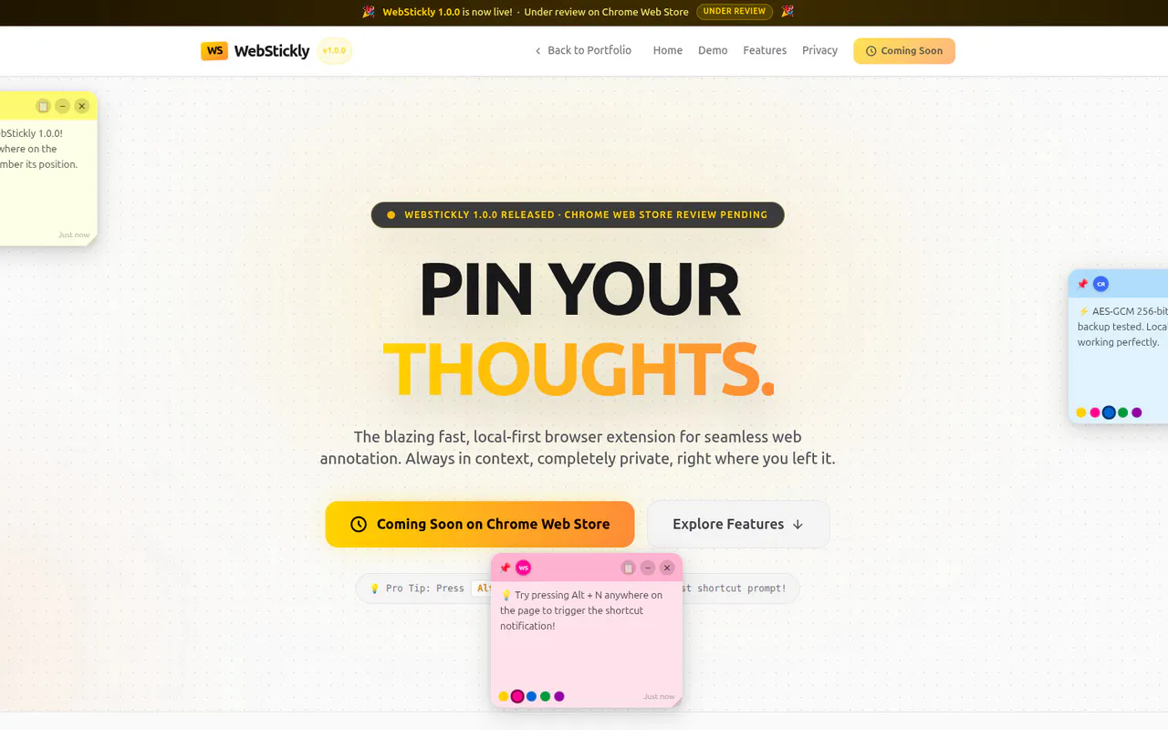 WebStickly screenshot