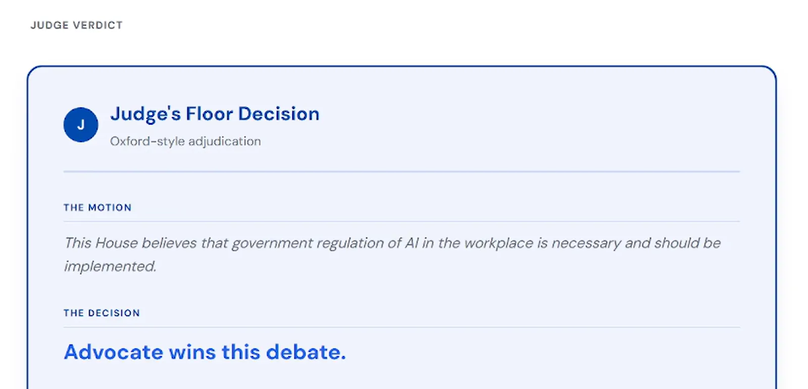 AI Debate Lab Beta screenshot 3