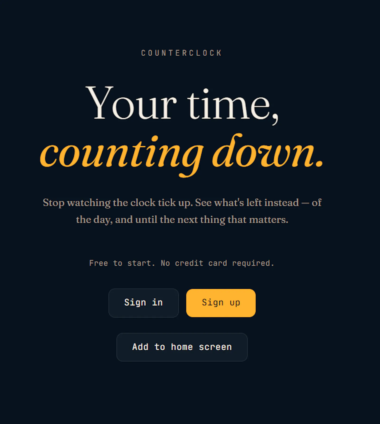 CounterClock screenshot 1