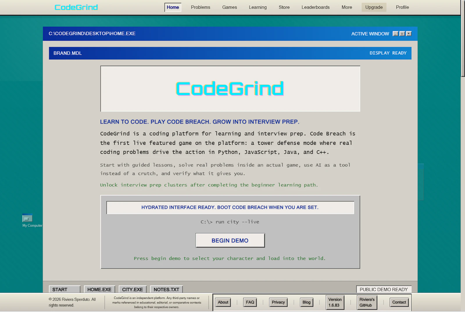 CodeGrind screenshot 2
