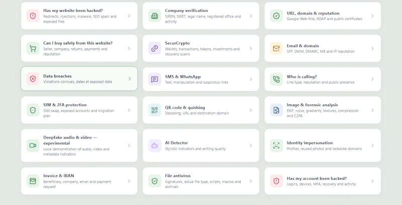 SecurCheck screenshot 2